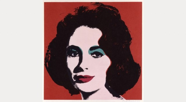 Andy Warhol, Dame Elizabeth Taylor, 1967 © 2014 The Andy Warhol Foundation for the Visual Arts, Inc. / Artists Rights Society (ARS), New York and DACS, London.